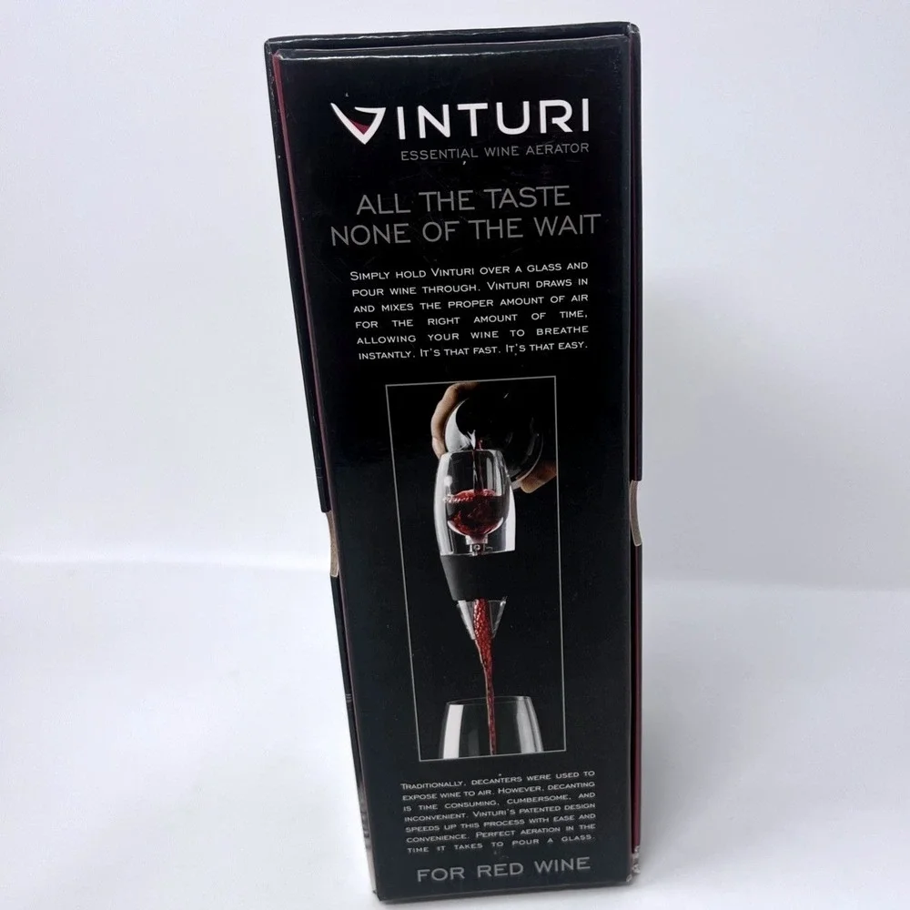 Vinturi Essential Red Wine Aerator Pourer w/ Original Box New In Box Glass Taste